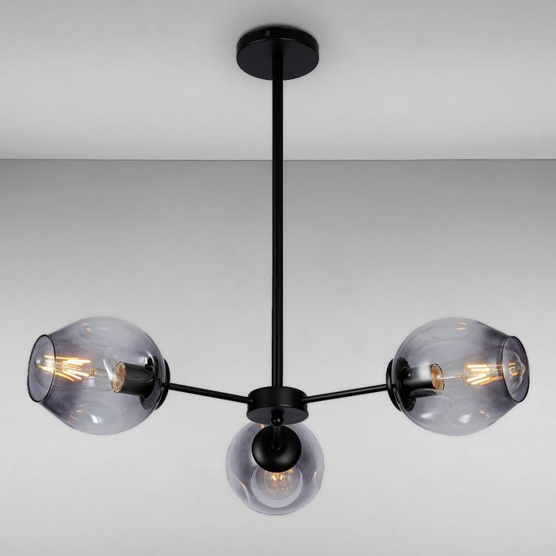 Люстра подвесная Light House LS-17146-3 молекула Черный (16476)