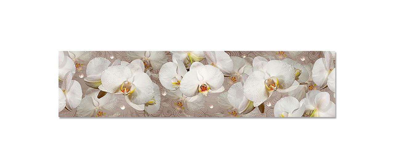 Наклейка виниловая на кухню Zatarga Орхидеи и капли росы 02 600х2500 мм (1304776350)
