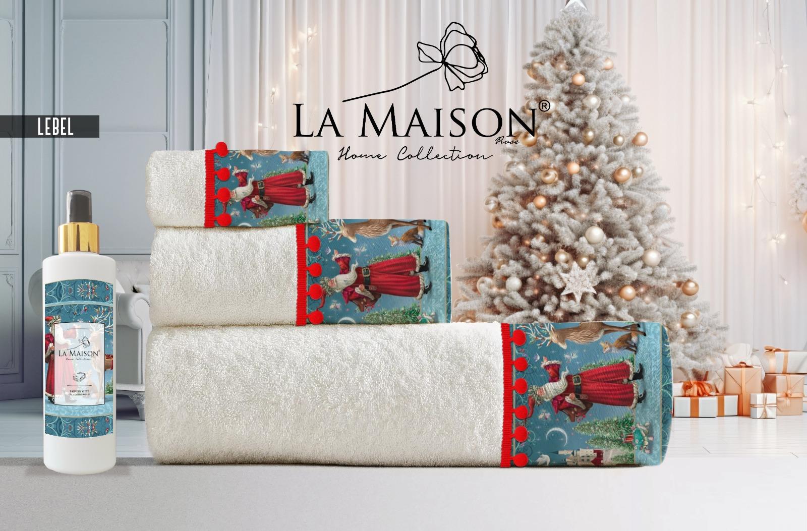 Подарунковий набір рушників La Maison d'Armorine 3 шт. з ароматом Lebel 30480 (29658341) - фото 3 Подарунковий набір рушників La Maison d'Armorine 3 шт. з ароматом Lebel 30480 (29658341) - фото 3