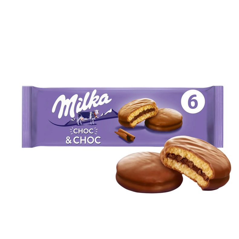 Печенье-бисквит Milka Сhoc&Сhoc со вкусом шоколада 150 г (22444162)