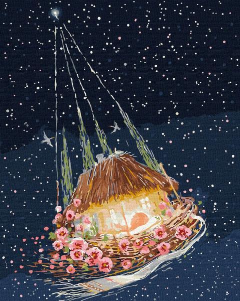 Картина по номерам Идейка Абстракция Колыбель 40х50 см в термопакете (КНО6301-mt)