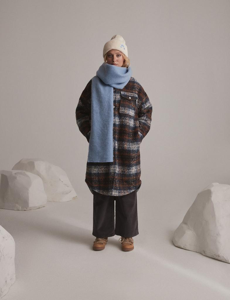 Шарф жіночий Diverse CLTN ASLEN Світло-блакитний (5902598943460) Шарф жіночий Diverse CLTN ASLEN Світло-блакитний (5902598943460)