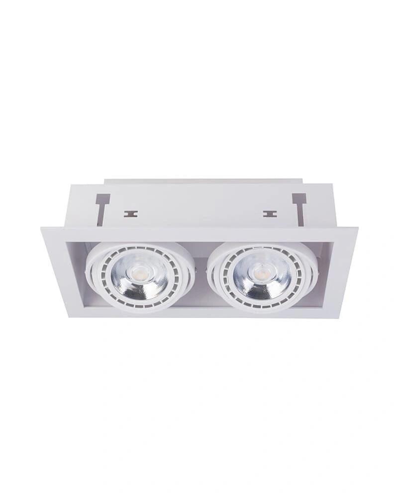 Точечный светильник Nowodvorski 9574 Downlight GU10 ES111 2x15W IP20 Белый (28688085)