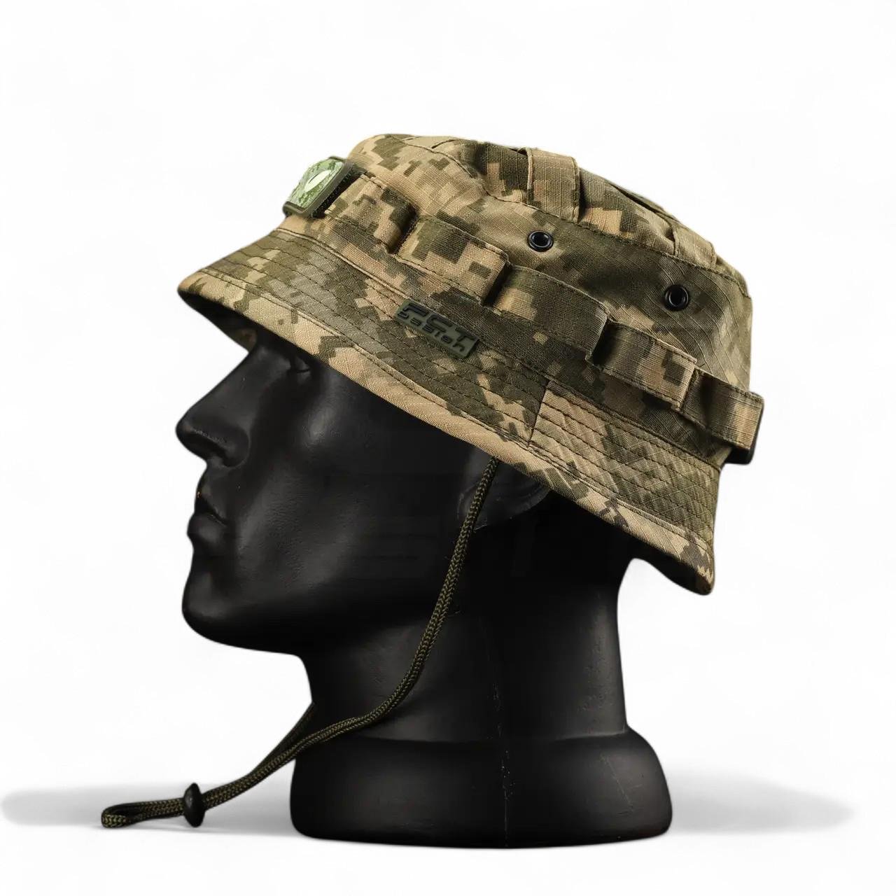 Панама рип-стоп с Velcro ВСУ L Пиксель (27435882) - фото 2 Панама рип-стоп с Velcro ВСУ L Пиксель (27435882) - фото 2