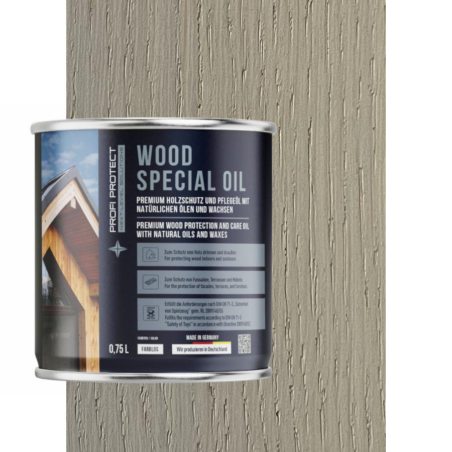 Масло ProfiProtect Wood Special Oil с воском 0,75 л Tele Grau eiche (20758479)