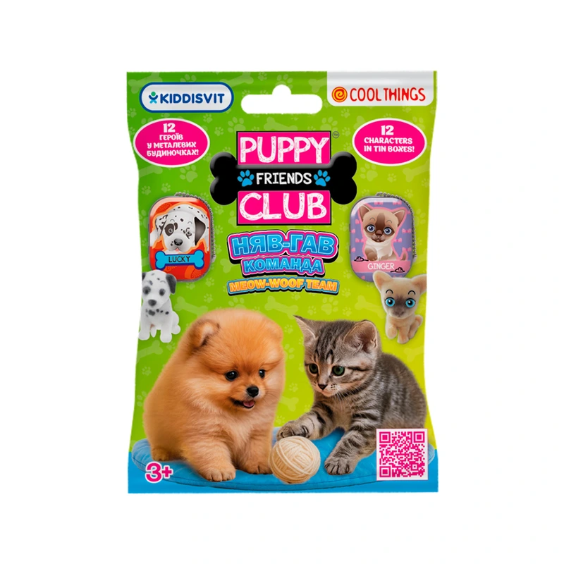 Фігурка сюрприз Няв гав команда PC062 1х1х2 см серія Puppy Club