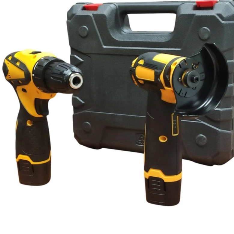 Набір інструментів 2в1 12V шурупокрут та мініболгарка 76 мм