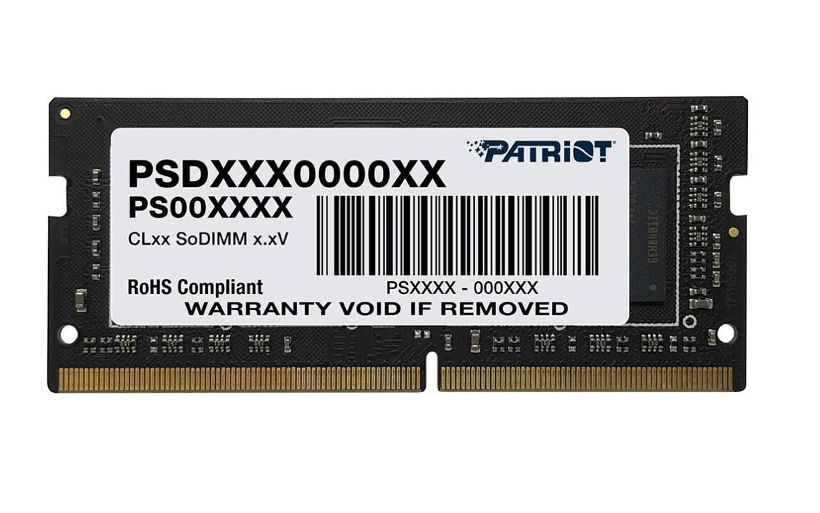 Оперативная память Patriot DDR4 SO-DIMM 8GB/2666 (PSD48G26662S)