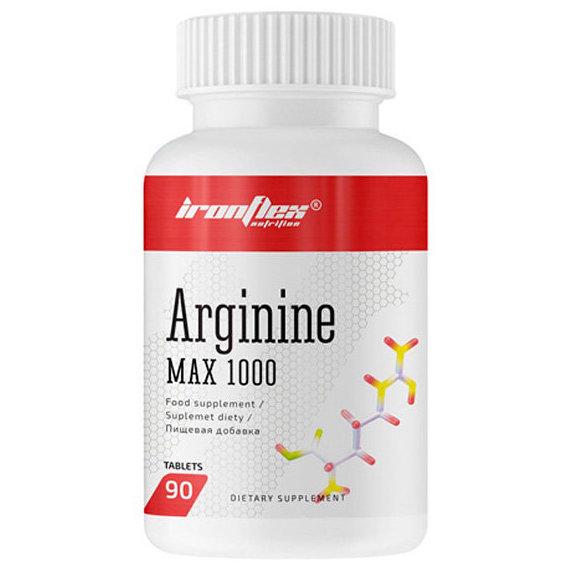 Аргинин для спорта IronFlex Arginine MAX 1000 90 Tabs