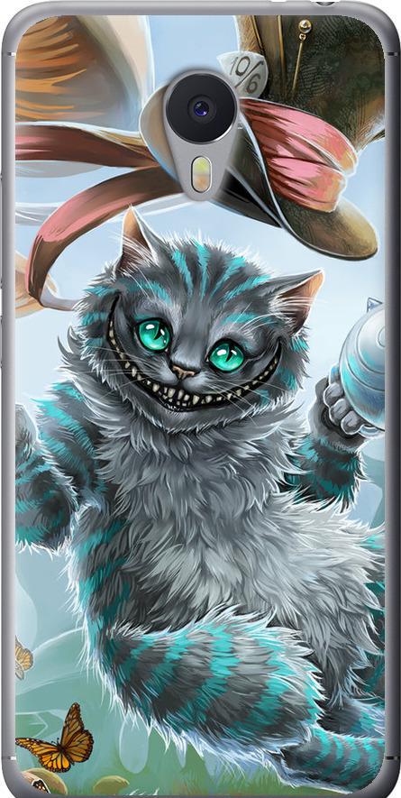 Чехол на Meizu M3 Note Чеширский кот 2 (3993u-256-42517)