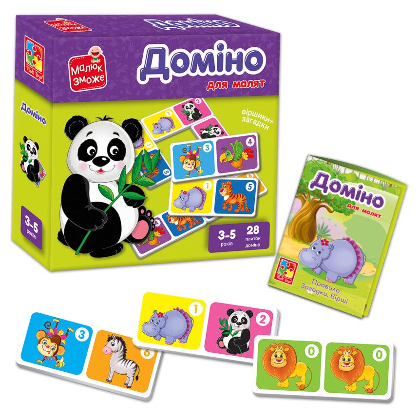 Гра дитяча розвиваюча Vladi Toys Доміно Зоопарк VT2100-07 (MTT-195892) Гра дитяча розвиваюча Vladi Toys Доміно Зоопарк VT2100-07 (MTT-195892)