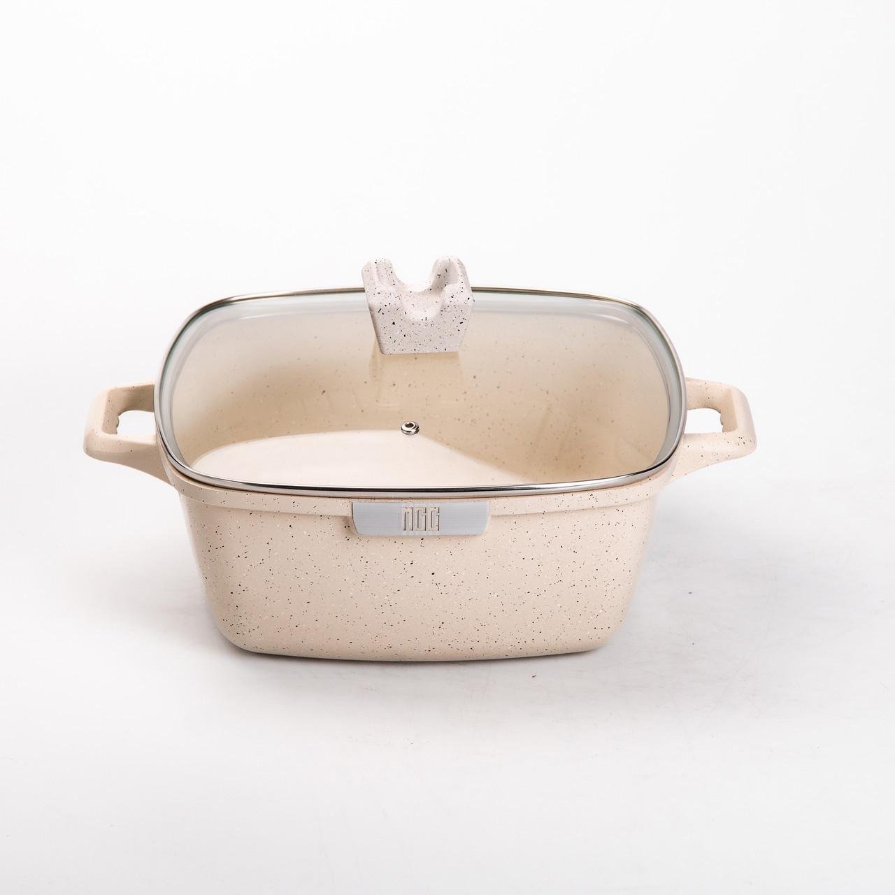 Набор кастрюль квадратных MGC алюминий 20/24/28 см 3 шт. - фото 4 Набор кастрюль квадратных MGC алюминий 20/24/28 см 3 шт. - фото 4