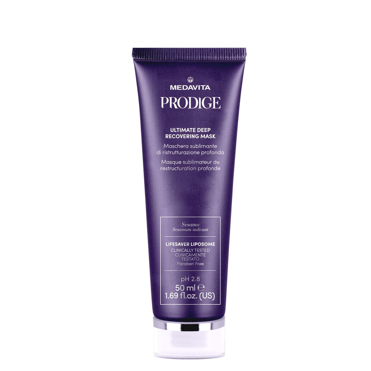Маска для поврежденных волос Medavita Prodige Ultimate Deep Recoving Mask Абсолютное возрождение (2612777450)