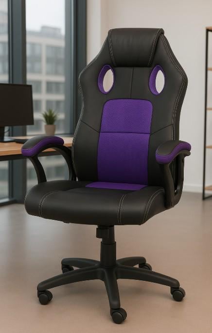 Крісло геймерське Bonro YS-6056 Фіолетовий (6255) - фото 5