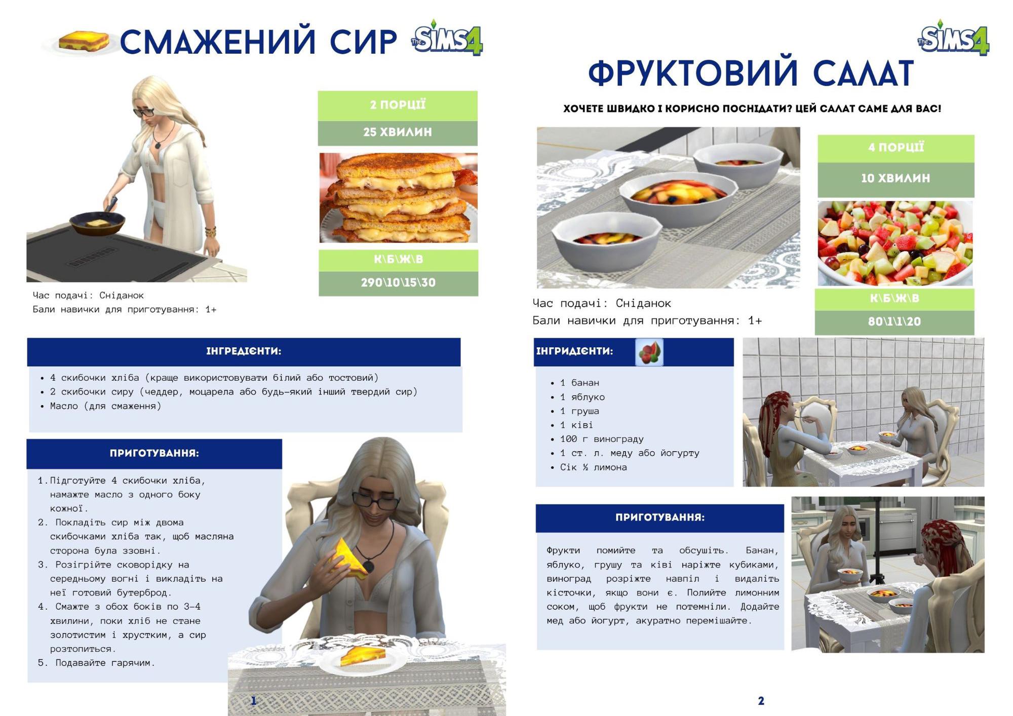 Книга рецептів "The Sims" - фото 2 Книга рецептів "The Sims" - фото 2