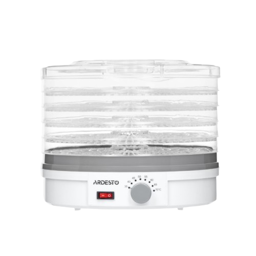 Сушарка для овочів і фруктів Ardesto FDB-5320 245W 5 піддонів 3 см d32 см (УТ000075858) - фото 6