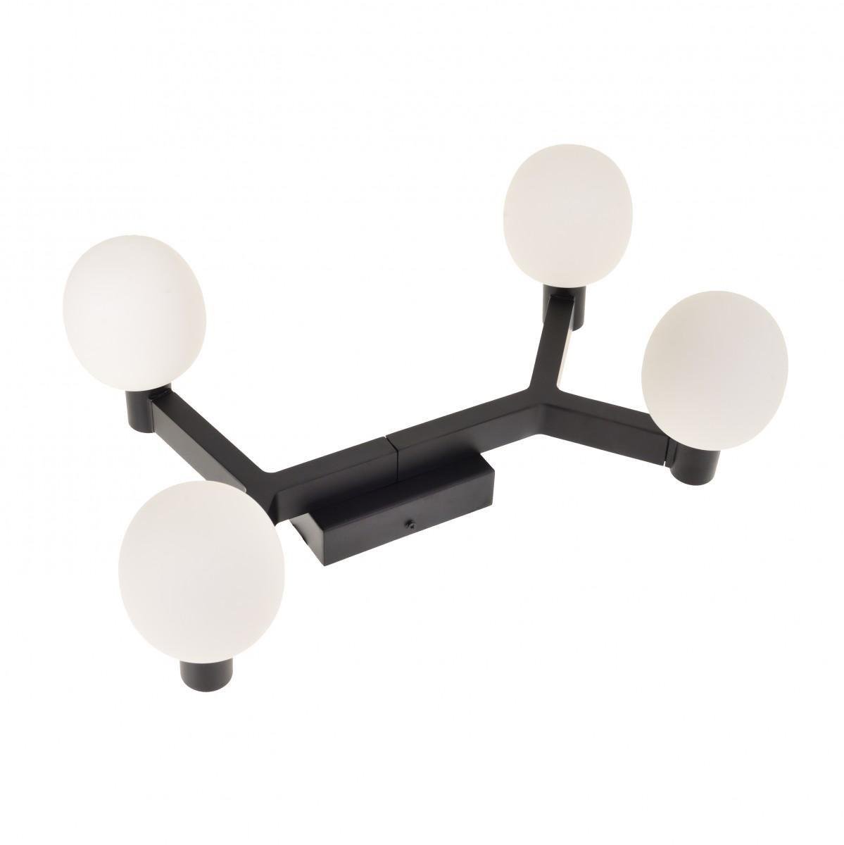 Бра настенное накладное Brille BL-837W/4 G9 BK шар минимализм