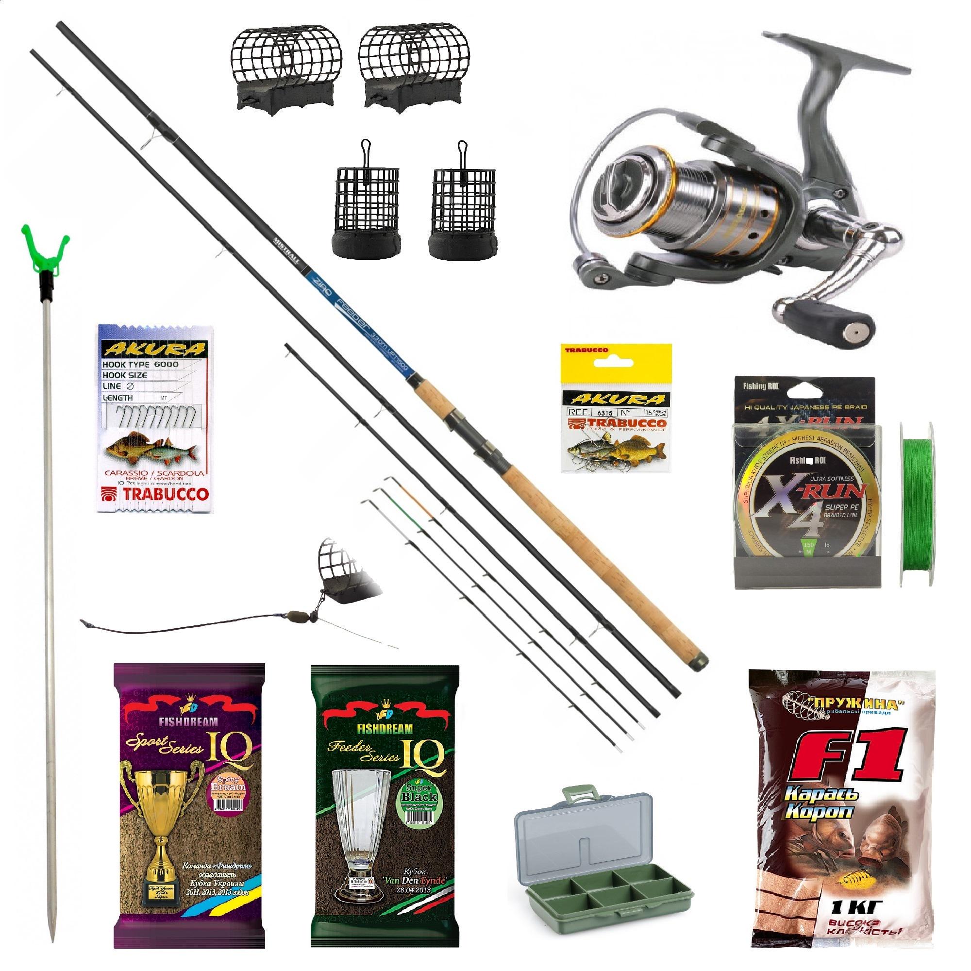 Набор фидерный для рыбалки 17 едениц