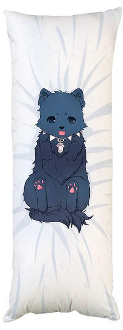 Подушка дакімакура Драматичне вбивство Собачка Рен декоративна ростова для обіймання 60x180 см (1834028426)