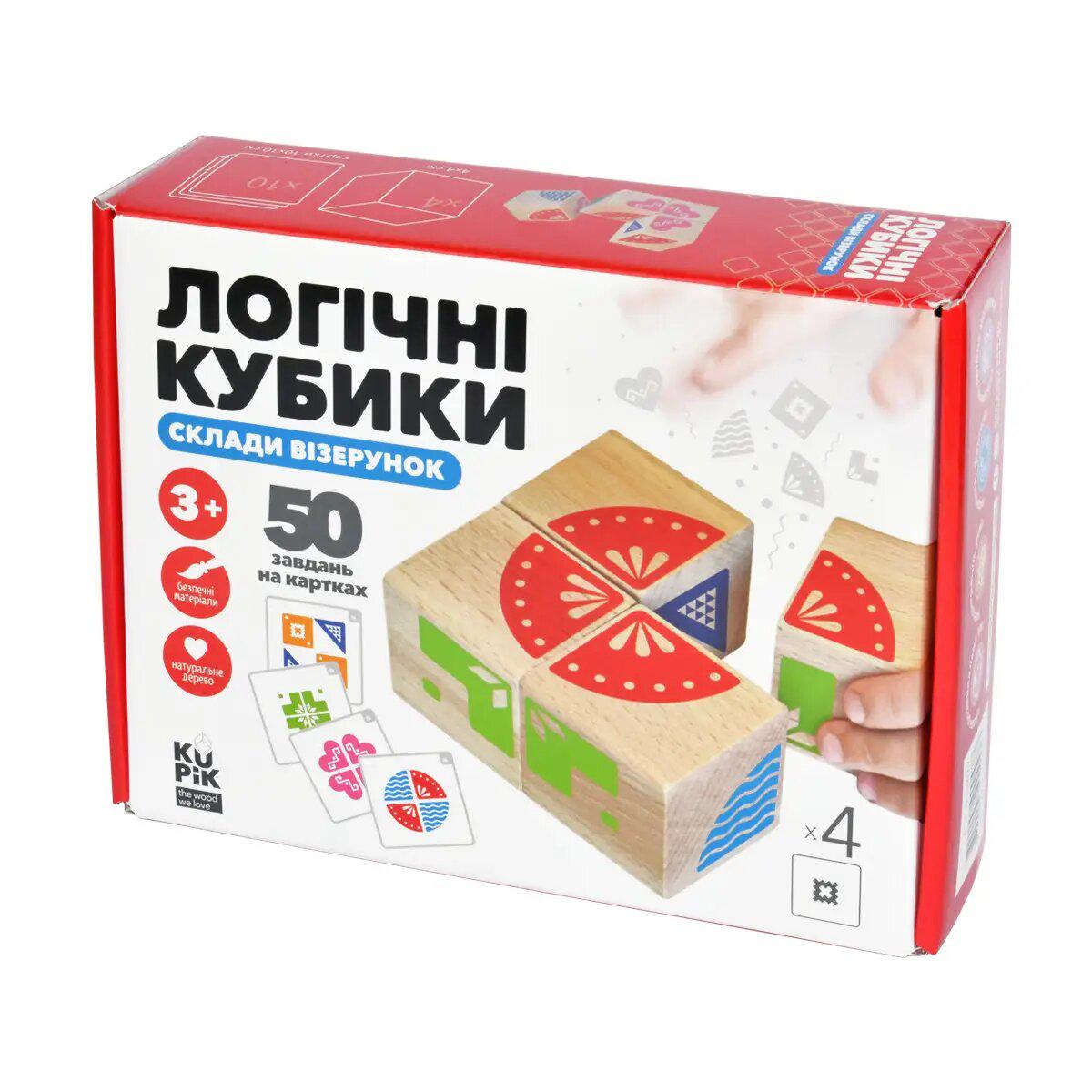 Игрушка деревянная Igroteco Составь узор (900477)