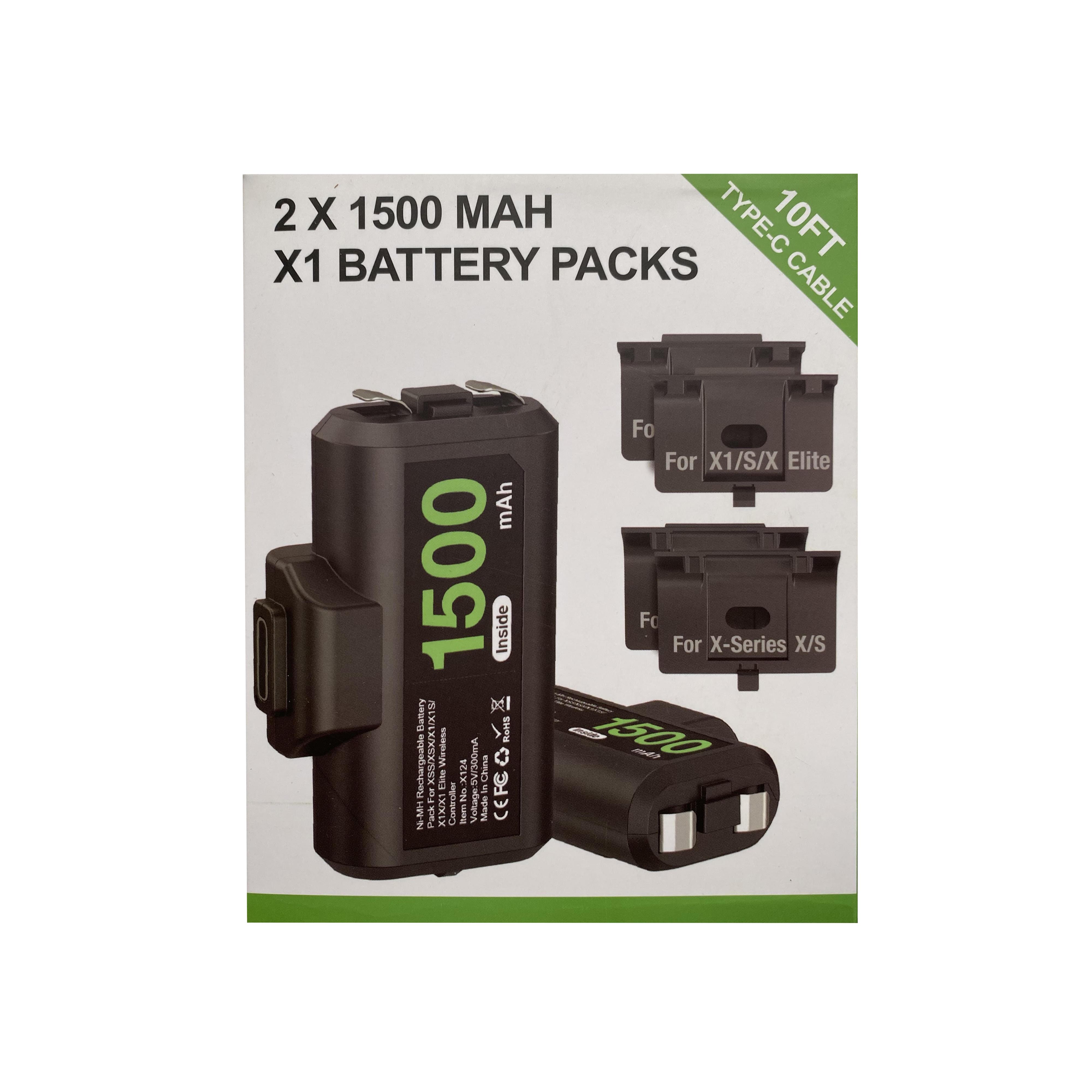 Акумуляторна батарея BEBONCOOL 1500 mAh 2 шт. та зарядний кабель 3 м