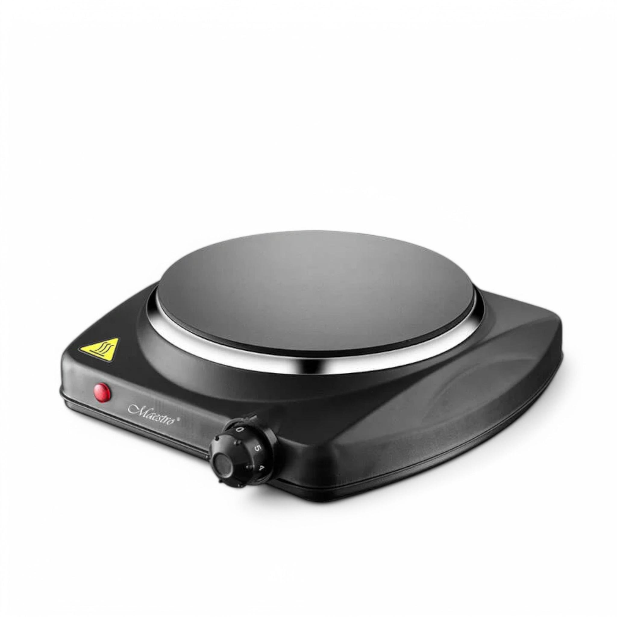 Плита настольная электрическая Maestro MR-773-1 1200 Вт Black (P_MR-773-1 Black)