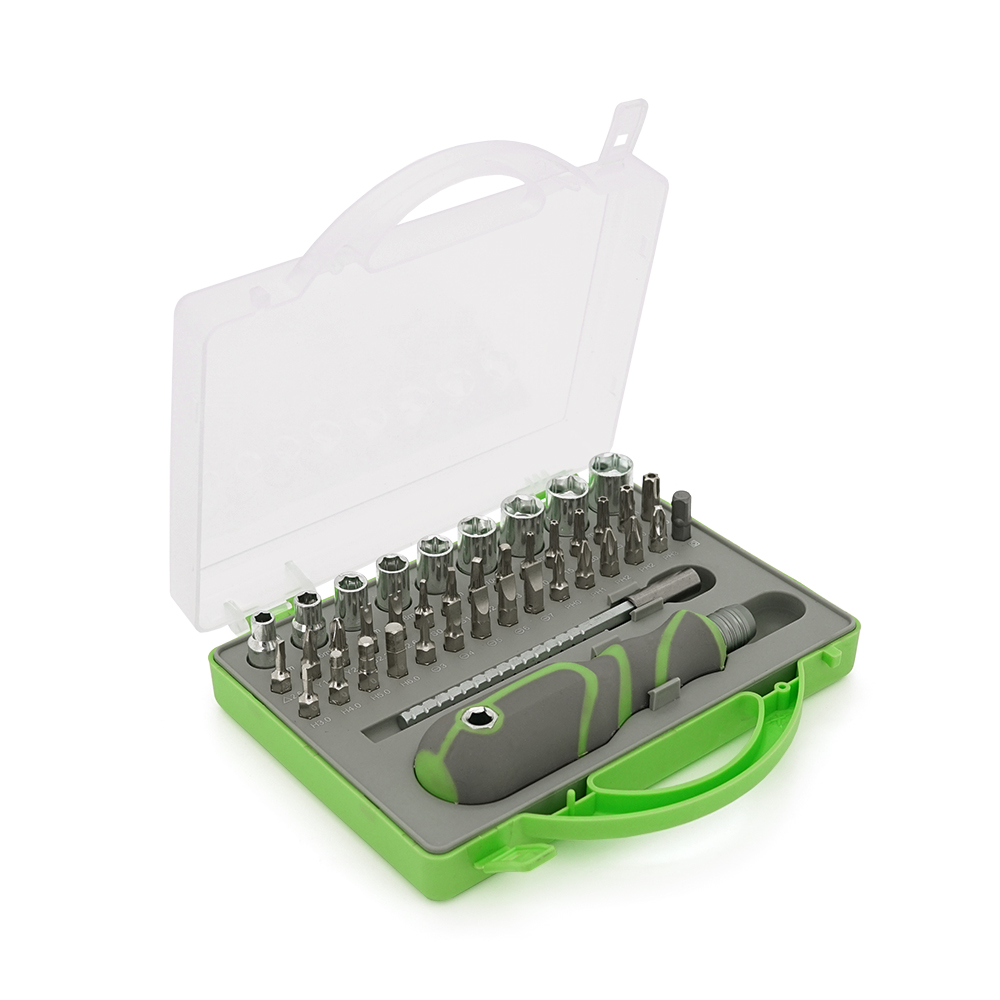 Отвертка с набором насадок и головок 41-in-1 длина держателя 88 мм (YUT_V7426)