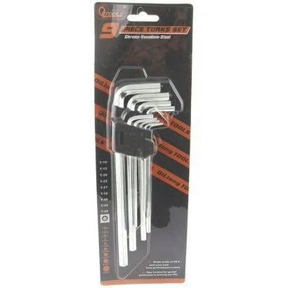 Набір шестигранників середні Т10-Т50 9 шт. 1,5-10 мм (LMR-M0063)