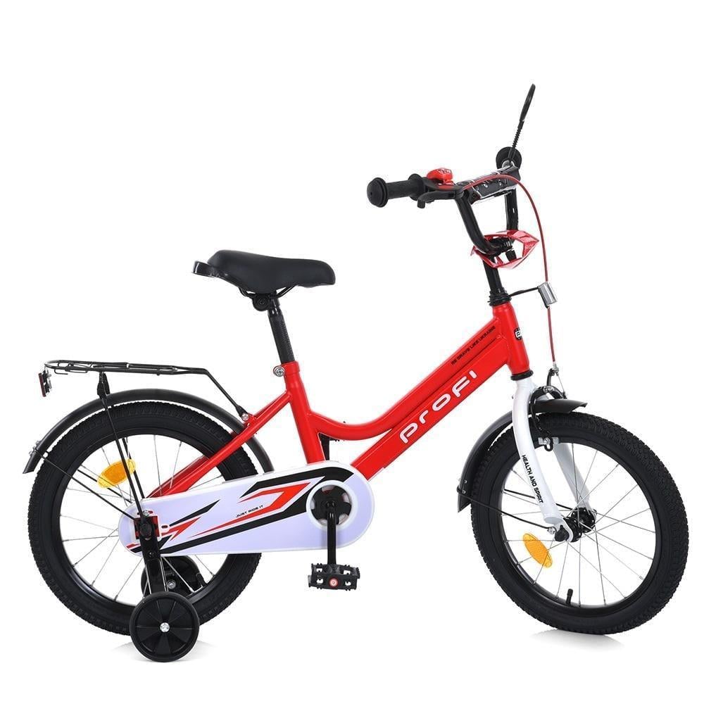 Дитячий велосипед PROF1 Neo 18" з багажником Червоний - фото 1 Дитячий велосипед PROF1 Neo 18" з багажником Червоний - фото 1
