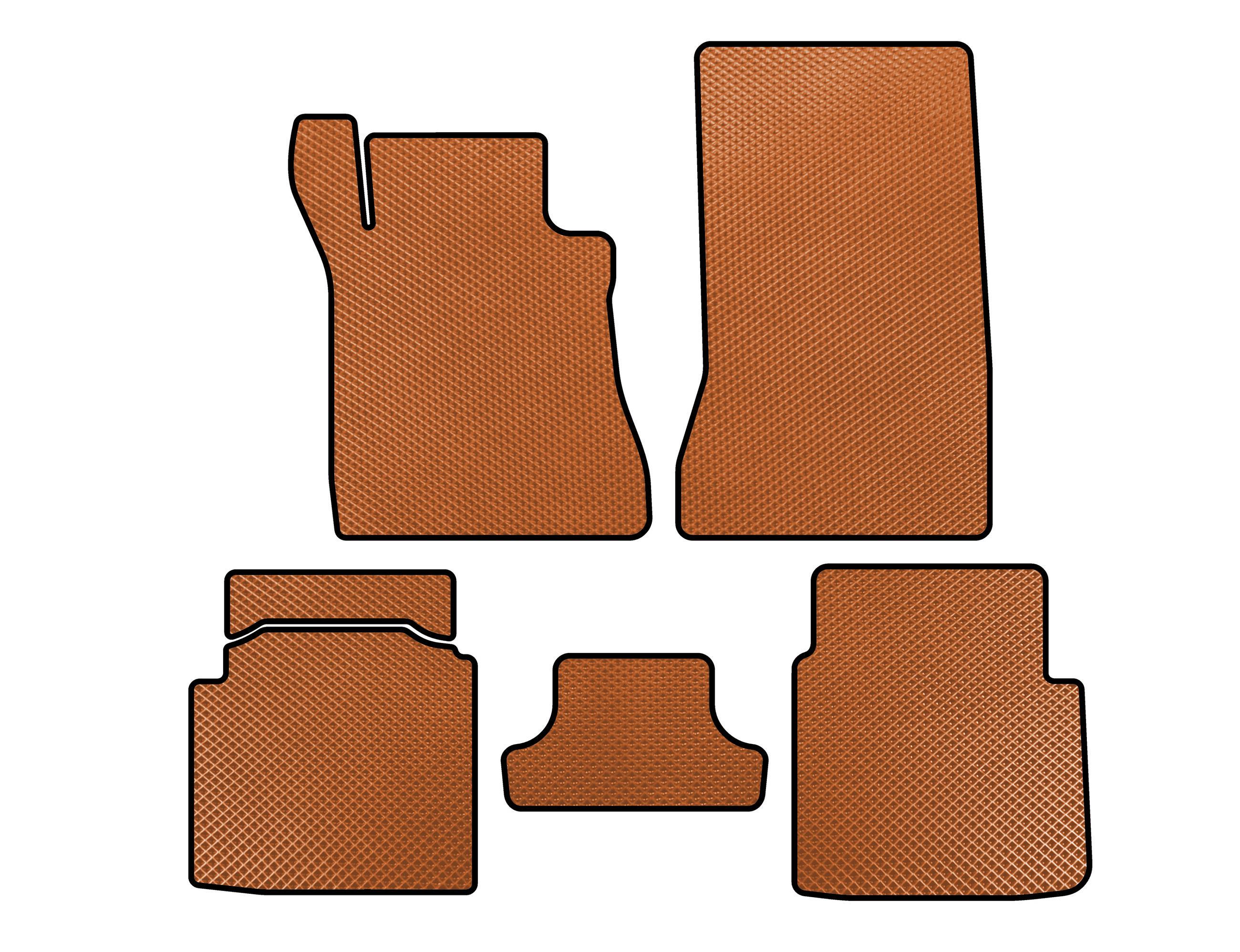 Коврики EVA Digital Designs для Mercedes S-сlass W126 Оранжевый (144770)