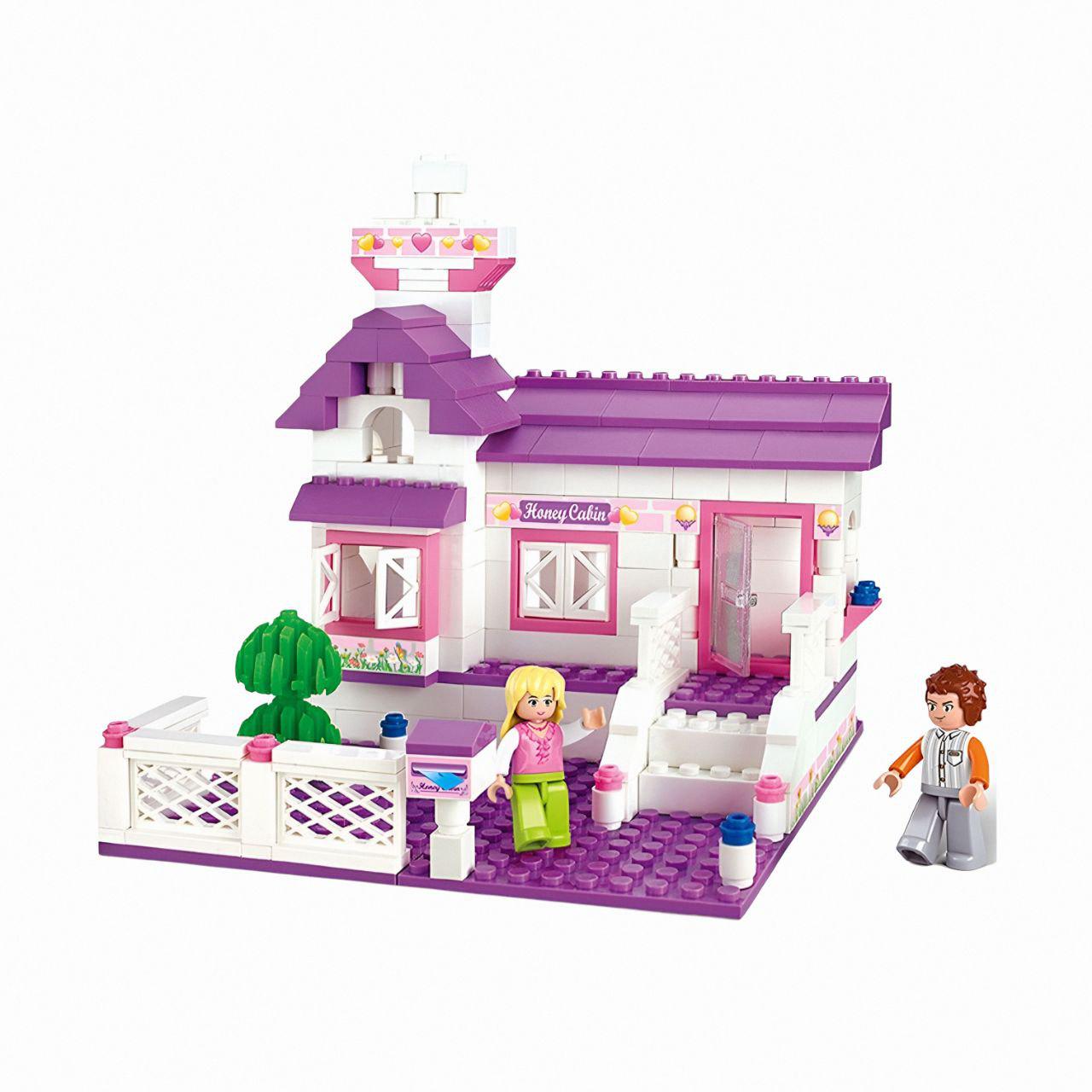 Конструктор Sluban M38-B0156 Загородный дом с террасой и минифигурками 193 дет. Разноцветный (27506032)