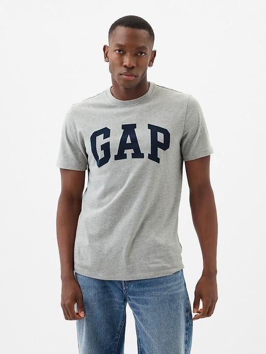 Футболка мужская GAP Everyday Soft Logo L Серый (2403832488) Футболка мужская GAP Everyday Soft Logo L Серый (2403832488)