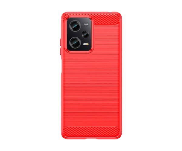  Чехол-накладка Polished Carbon для Xiaomi Redmi Note 12 Pro 5G / Poco X5 Pro 5G Красный