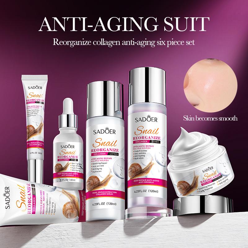 Набір для обличчя Sadoer White Truffle Luxury Rejuvenating Six-Piece Set 6 продуктів (030903) - фото 3