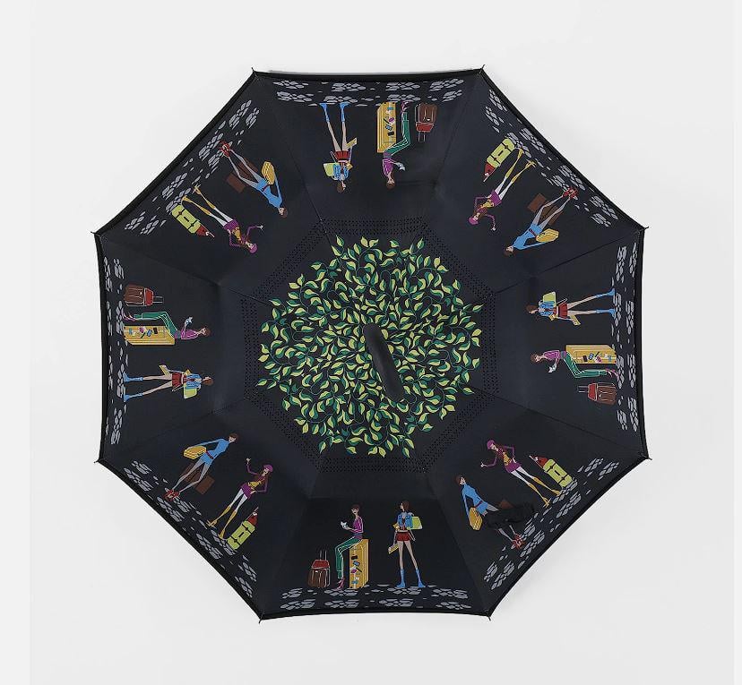 Зонтик обратного сложения Urban People 8 спиц купол 120 см (30240) - фото 3 Зонтик обратного сложения Urban People 8 спиц купол 120 см (30240) - фото 3