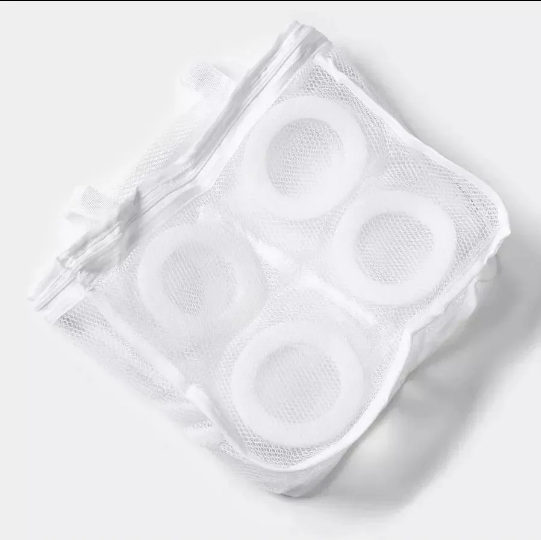 Мешок для стирки обуви и игрушек Alio с 2 отсеками 28х24х8 см Белый (547121) Мешок для стирки обуви и игрушек Alio с 2 отсеками 28х24х8 см Белый (547121)