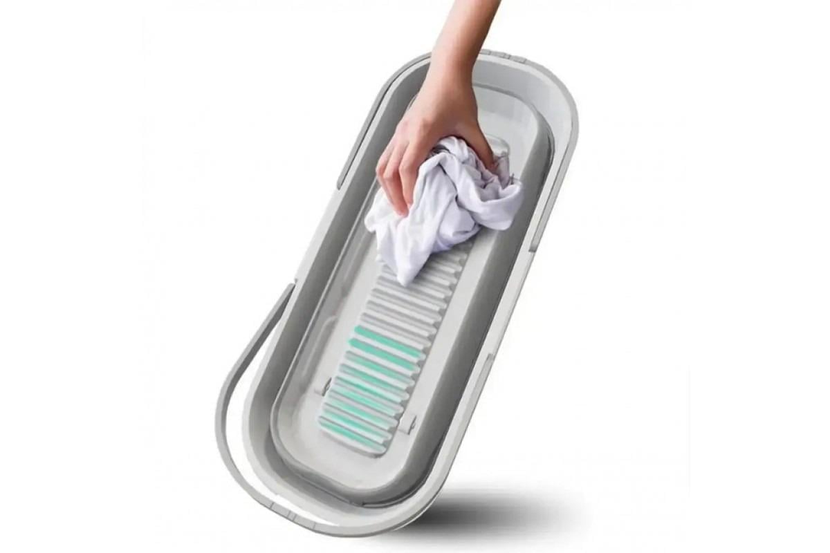 Ведро складной силиконовый для стирки и швабр 15921 - фото 2 Ведро складной силиконовый для стирки и швабр 15921 - фото 2