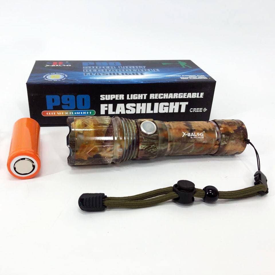 Фонарь ручной Bailong BL-P511M-P90 Камуфляж (ws52928)