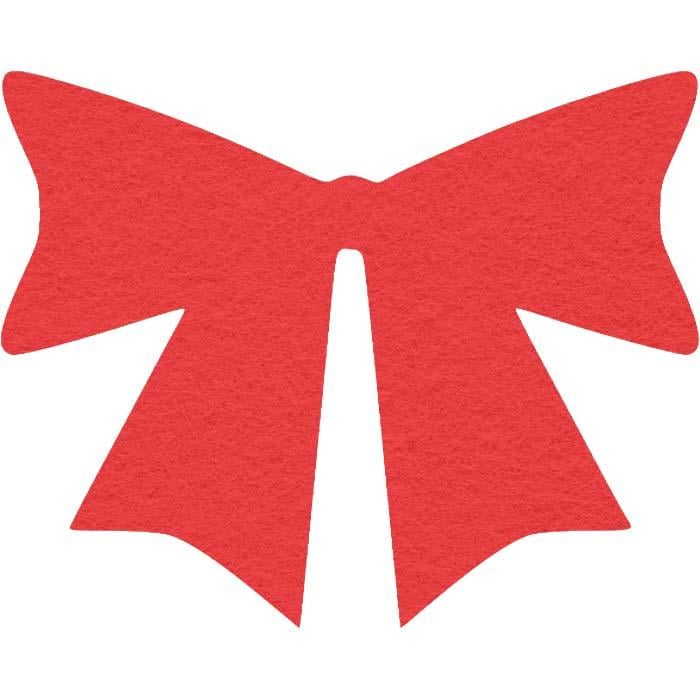 Вырубка из фетра/фоамирана Бант №4 2,5x2 см (4001110440)