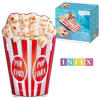 Надувний матрац для плавання Intex 58779 Попкорн одномісний (14875885) - фото 2 Надувний матрац для плавання Intex 58779 Попкорн одномісний (14875885) - фото 2