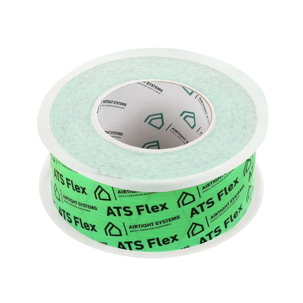 Лента клейкая пароизоляционная ATS Flex внутренняя 60 мм х 25 м Зеленый (39102888)