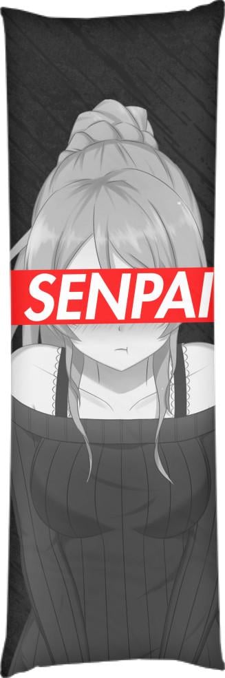 Подушка дакимакура Senpai 2 50x150 см (13533540)