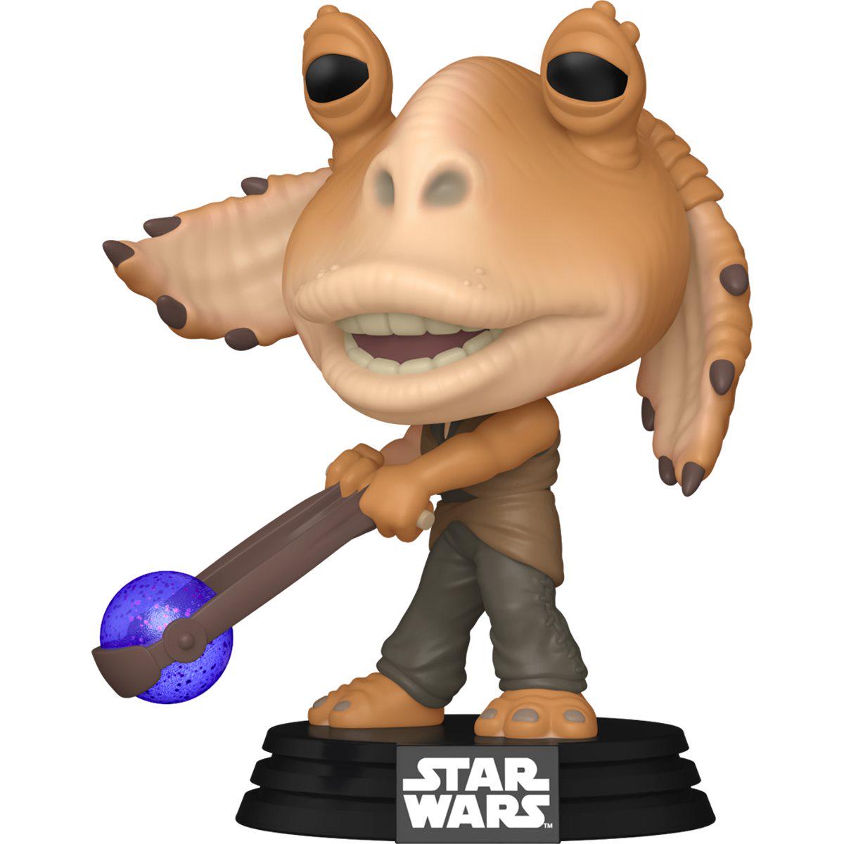 Детская игровая фигурка Funko POP Star Wars PM 25th Jar Jar Binks w/Booma Balls (5908305248026)