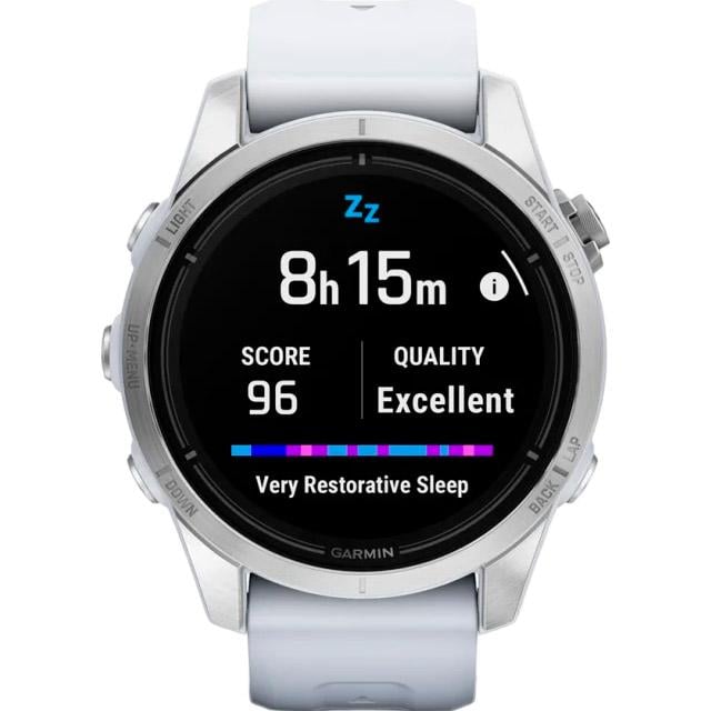 Смарт-часы Garmin Epix Pro Gen 2 42 мм Silver with Whitestone Band (010-02802-00) - фото 10