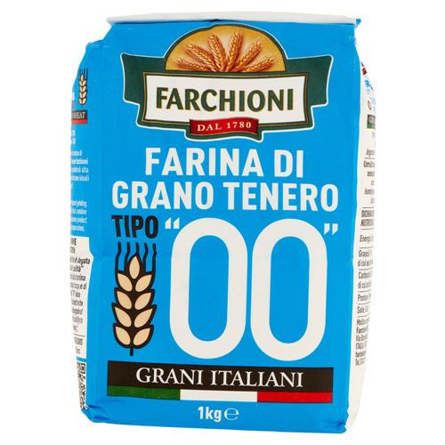 Борошно пшеничне Farchioni Farina di Grano Tenero Tipo 00 тонкого помелу 1 кг