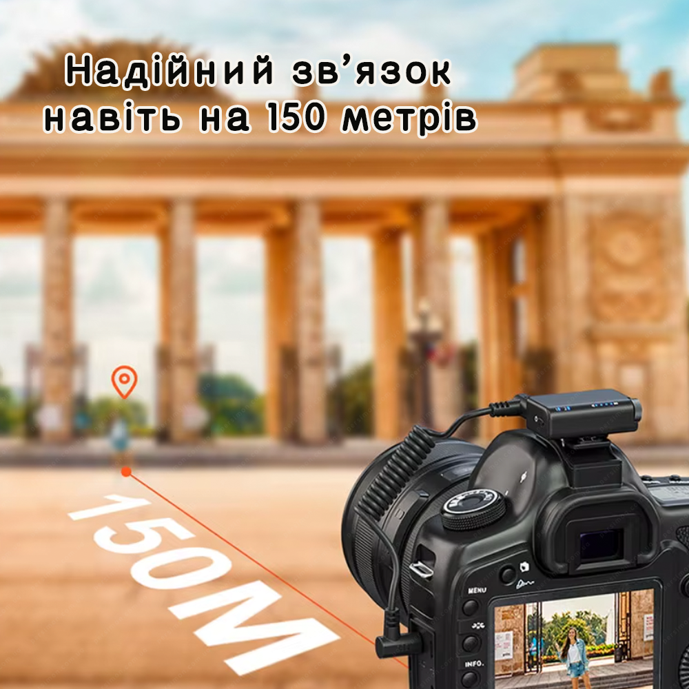 Микрофон беспроводной петличный Savetek M15 mini с шумопоглощением AI для телефона Type-C/Lightning и камеры (114640496) - фото 9