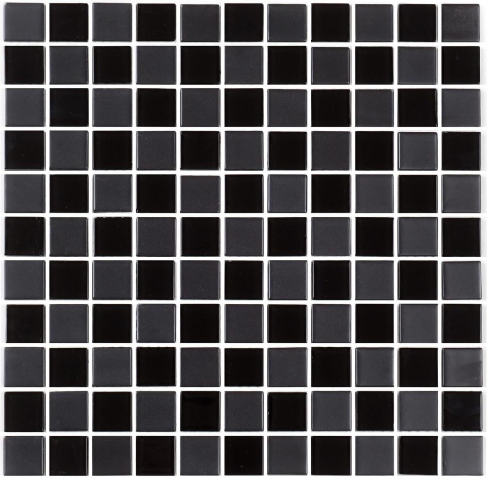 Керамическая мозаика Kotto Ceramica GM 4057 CС 300x300x4 мм/25x25 мм Black mat/Black