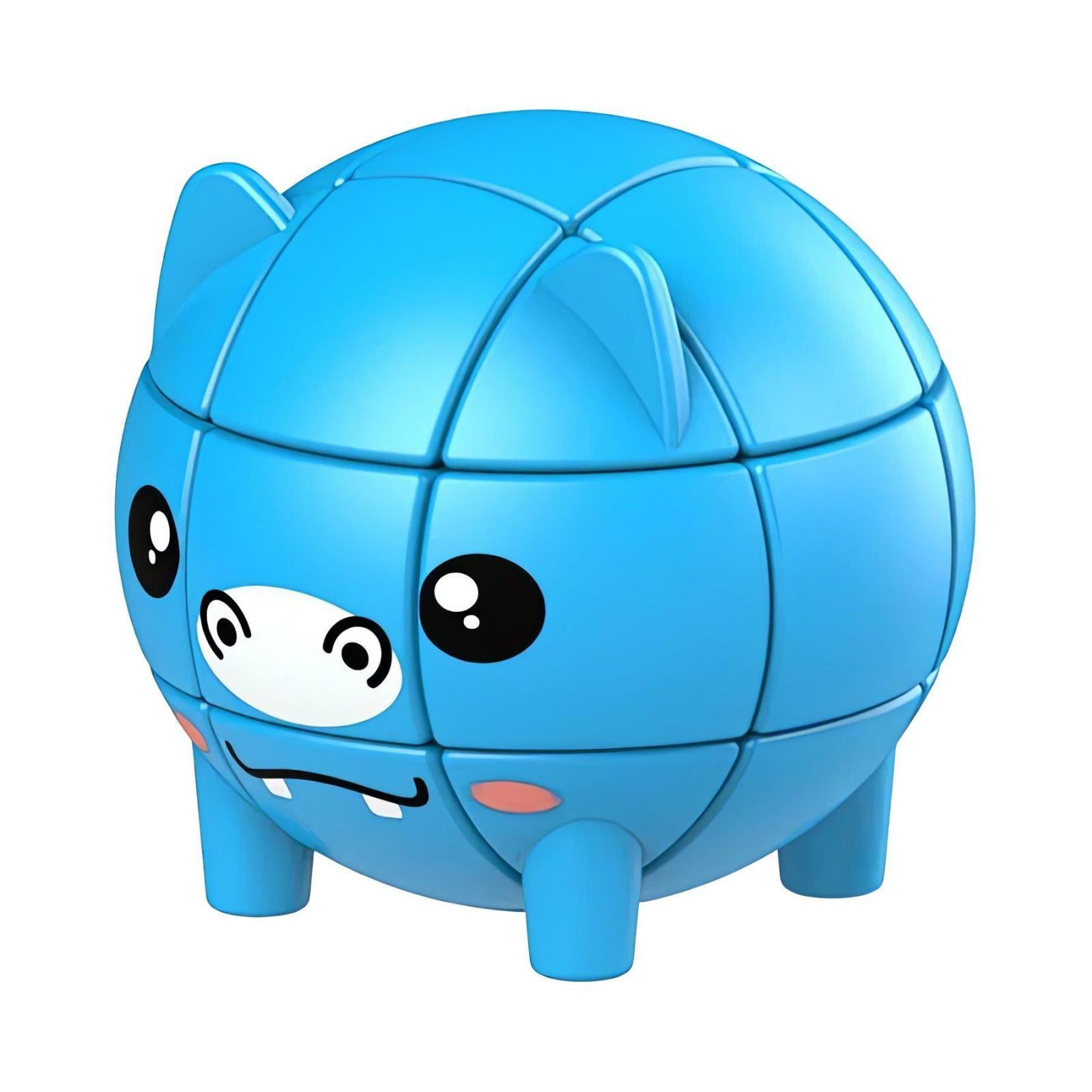 Головоломка Magic cube animal Кубик Рубіка 3D Бегемот (32618565)
