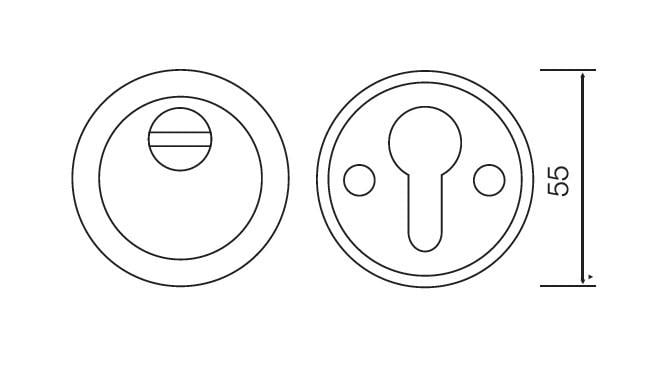 Броненакладка для циліндра Siba S400 Чорний (S400 SIYAH) - фото 3 Броненакладка для циліндра Siba S400 Чорний (S400 SIYAH) - фото 3