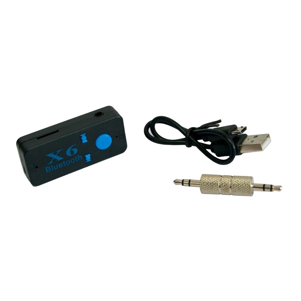 Адаптер в машину Wireless Receiver X-6 Bluetooth AUX Black (1010100) - фото 4